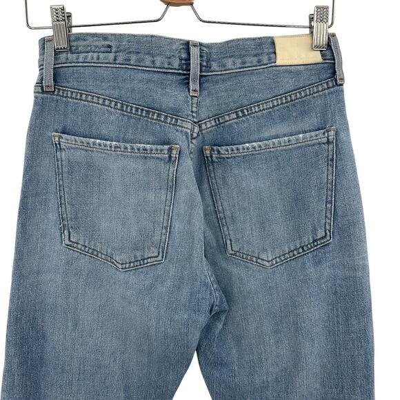 Citizens of Humanity‎ Liya High Rise Classic Fit Jeans Torn Denim Blue Size 25 - Picture 6 of 12